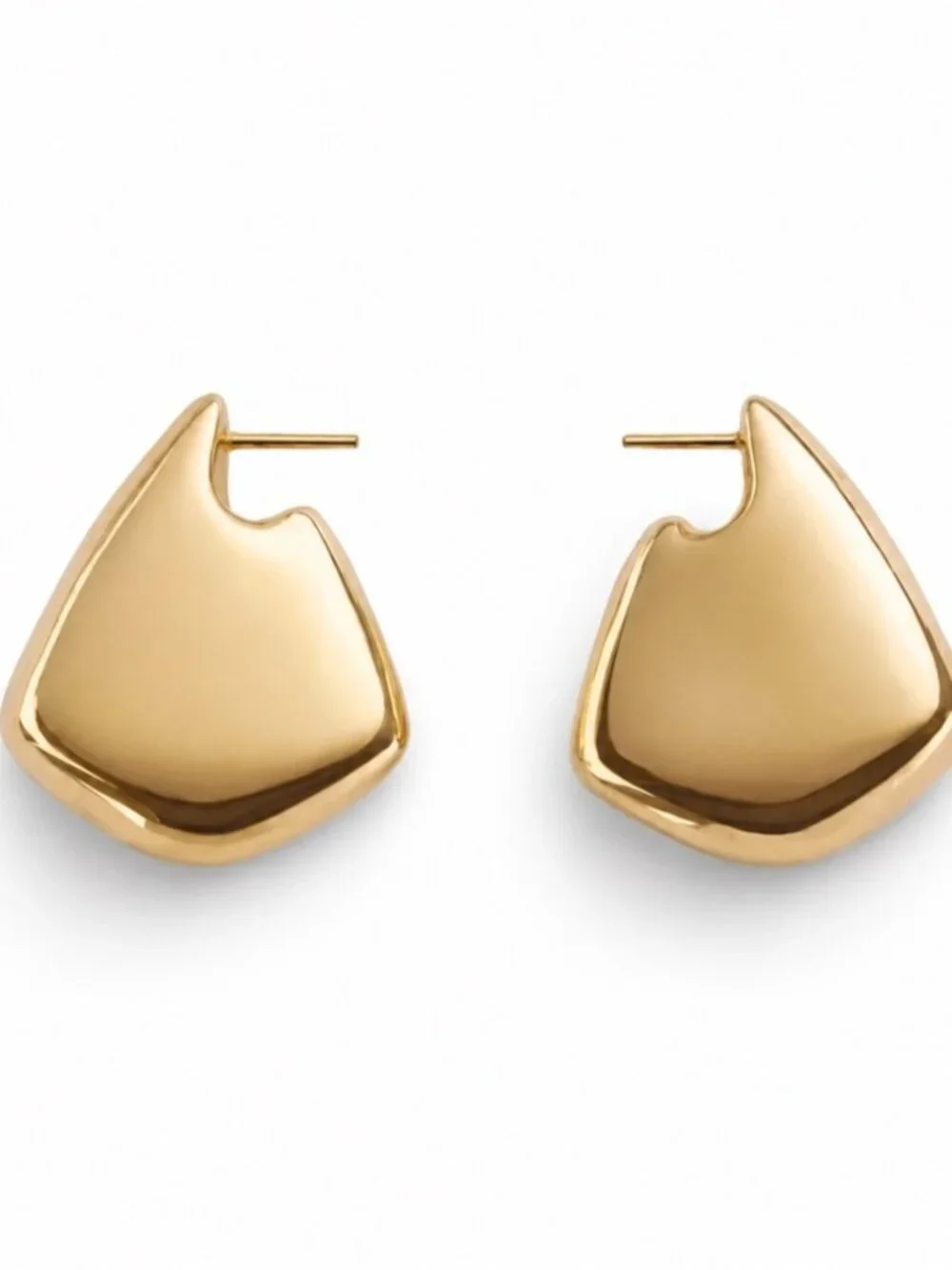 New! Gold Classic Geometric Earrings (3006) NWOT